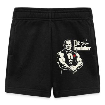 The GymFather Bold Poster Design - Baby Shorts - black - Front