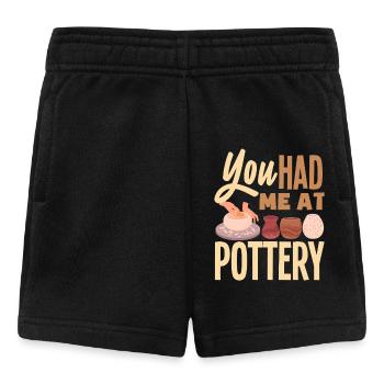 Du Hattest Mich Bei Töpfern Liebe - Baby Shorts - Schwarz - Vorne
