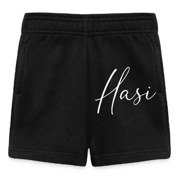 hasi / handschrift design - Baby Shorts - Schwarz - Vorne
