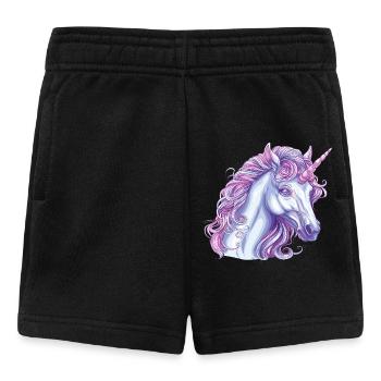 Enchanted Unicorn Magical Expression - Baby Shorts - black - Front