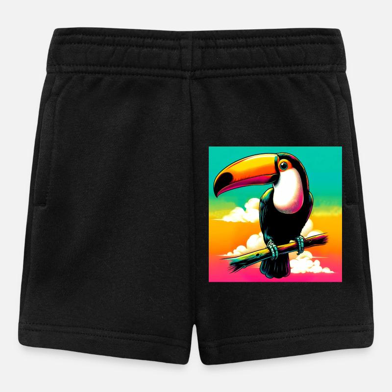 toucan - Short Bébé - noir