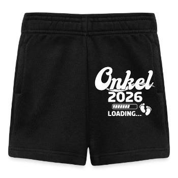 Onkel 2026 Loading Design - Baby Shorts - Schwarz - Vorne
