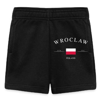 Wrocław, Pologne – Souvenir et cadeau de vacances - Short Bébé - noir - Devant