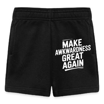 Make Awkwardness Great Again - Baby Shorts - black - Front