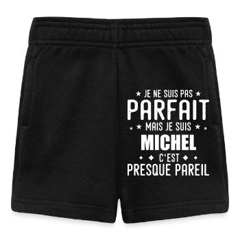 Michel: authentisch, unvollkommen, oberflächlich, perfekt - Baby Shorts - Schwarz - Vorne