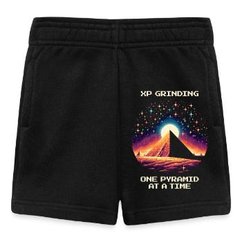 XP Grind : Pyramide par Pyramide | RPG Égypte - Short Bébé - noir - Devant