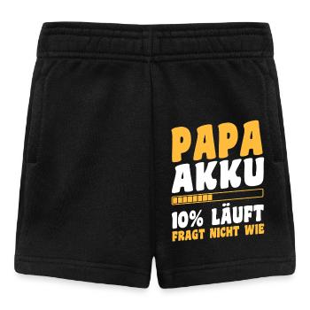 Tochter Sohn - Baby Shorts - Schwarz - Vorne