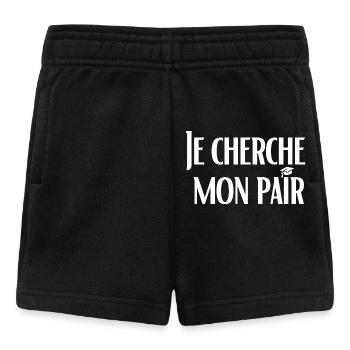 Je cherche mon pair - Short Bébé - noir - Devant
