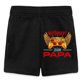 Future papa PROMU À PAPA Drôle - Short Bébé - noir - Devant