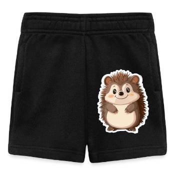 Igel - Baby Shorts - Schwarz - Vorne