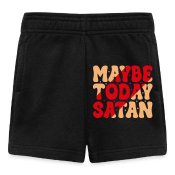 Maybe Today Satan - Baby Shorts - black - Front
