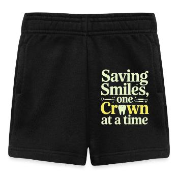 Sauver les sourires, une couronne à la fois Dental Lab Tech - Short Bébé - noir - Devant