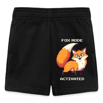 Fuchsmodus aktiviert | derpy Fuchs Humor - Baby Shorts - Schwarz - Vorne