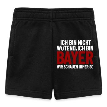 Ich bin nicht wütend - ich bin Bayer - Baby Shorts - Schwarz - Vorne