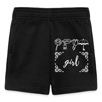 girl - Baby Shorts - black - Front