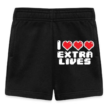 Extreme Pixel Heart - Baby Shorts - black - Front