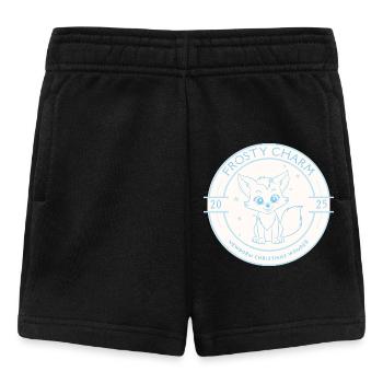 Frosty Charm | newborn 2025 | Fuchs Babymotiv - Baby Shorts - Schwarz - Vorne