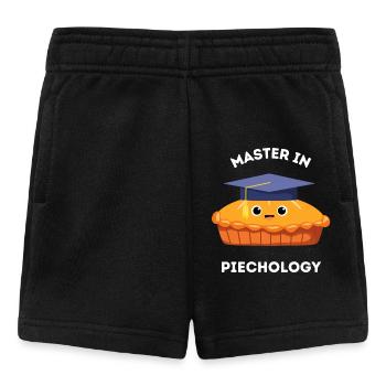 Master en piéchologie – Jeu de mots amusant pour l’obtention du diplôme - Short Bébé - noir - Devant