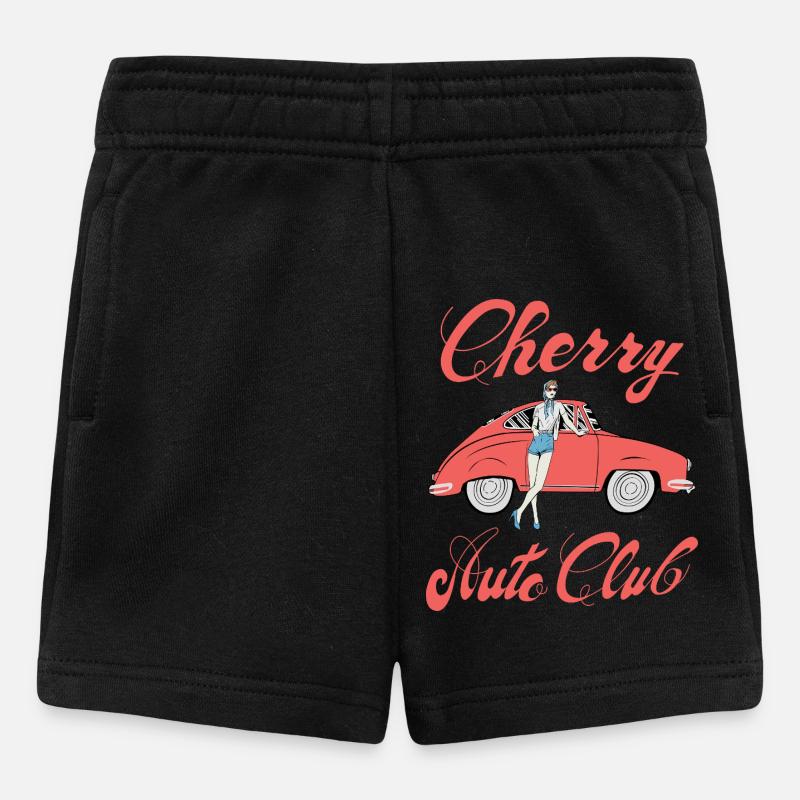 Cherry Auto Club - Short Bébé - noir