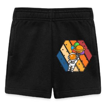 Ballon astronaute Galaxy Splash - Short Bébé - noir - Devant