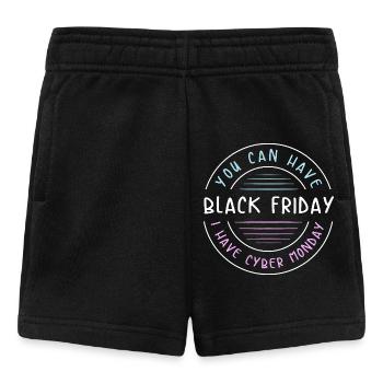 Cyber Monday shopping spree - Baby Shorts - black - Front