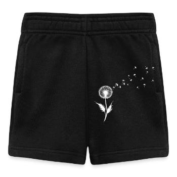 Dandelion Seed Silhouette - Baby Shorts - black - Front