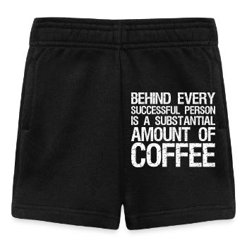 behind every successful person is a substantial - Baby Shorts - Schwarz - Vorne