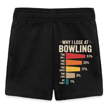 Bowling - Short Bébé - noir - Devant