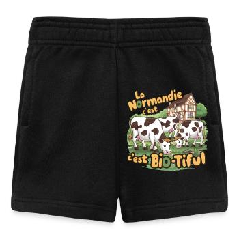 Normandy is Bio-tiful Humorous Gift - Baby Shorts - black - Front