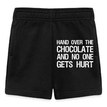 Remettez le chocolat et personne ne sera blessé - Short Bébé - noir - Devant
