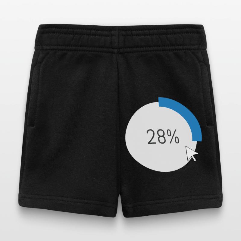 Blue Progress Ring IT Software PC Computer Baby Shorts