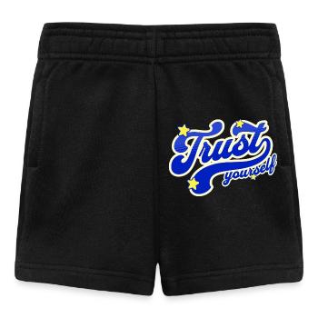 Self-Confidence Starry Script - Baby Shorts - black - Front