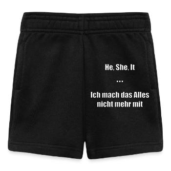 He, She, It Meme Shirt – For Teachers and Students - Baby Shorts - black - Front