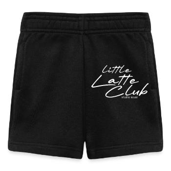 Little Latte Club - Design for Baby Milk - Baby Shorts - black - Front