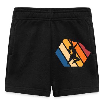 Dynamische Streetdance Silhouette - Baby Shorts - Schwarz - Vorne
