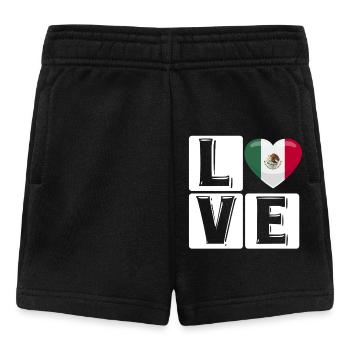Love Mexico Heart - Baby Shorts - black - Front