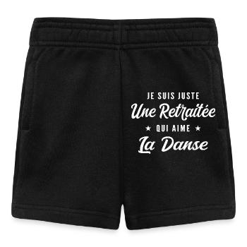 I am a retiree who loves dancing - Baby Shorts - black - Front