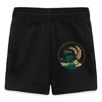 Thai Jasmine Rice Logo Organic - Baby Shorts - Schwarz - Vorne