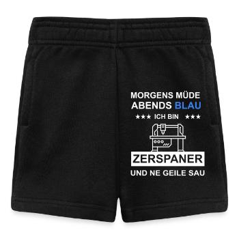 Machinists Cutting Machine Operators CNC Lathe Metals - Baby Shorts - black - Front
