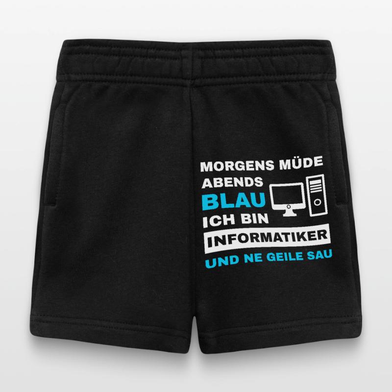 computer scientist programmer admin sayings funny Baby Shorts