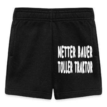 Traktor - Baby Shorts - Schwarz - Vorne