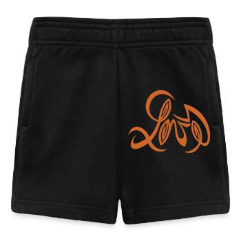 Design d’amour réalisé par Cean - Short Bébé - noir - Devant