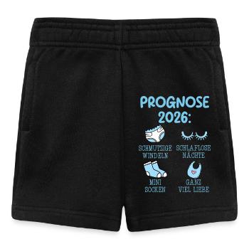 Bientôt maman PRÉVISIONS 2026 COUCHES SALIES - Short Bébé - noir - Devant