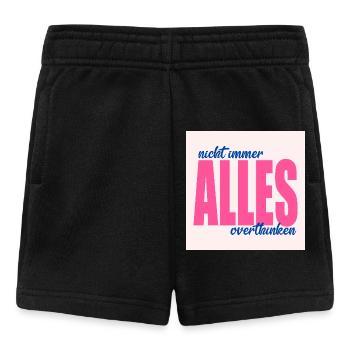 Nachdenklich Sprüche Gedanken - Baby Shorts - Schwarz - Vorne