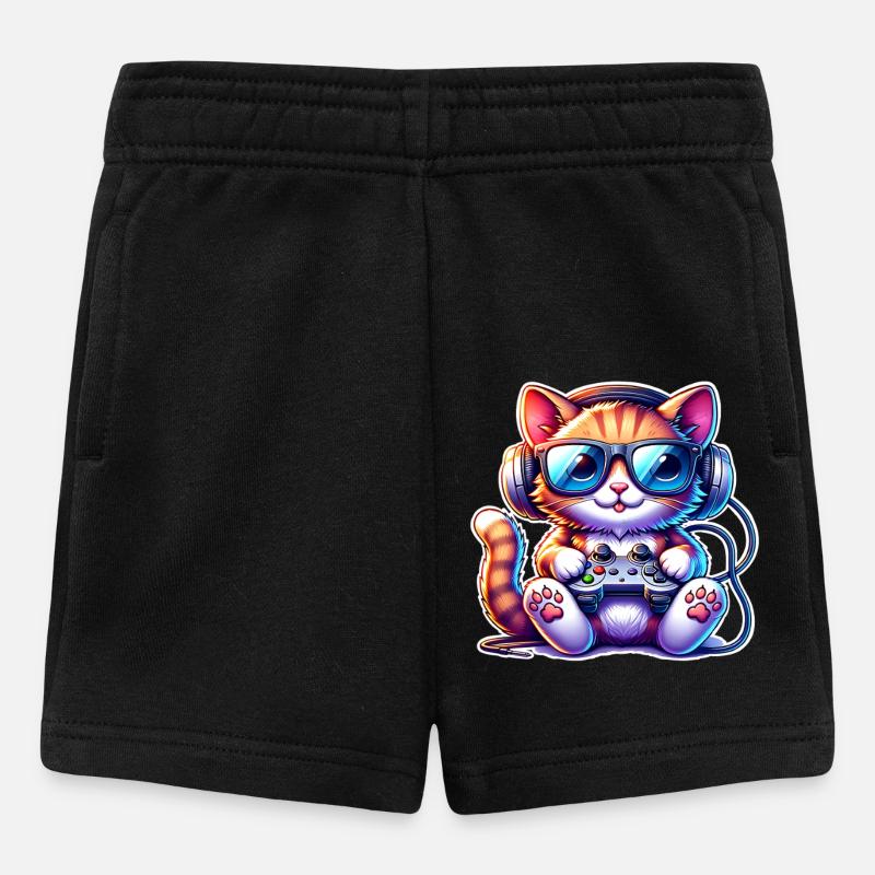 Jeux de chat - Short Bébé - noir