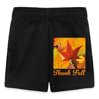 Merci Automne - Short Bébé - noir - Devant