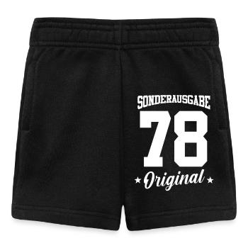78 Geburtstag - Baby Shorts - Schwarz - Vorne