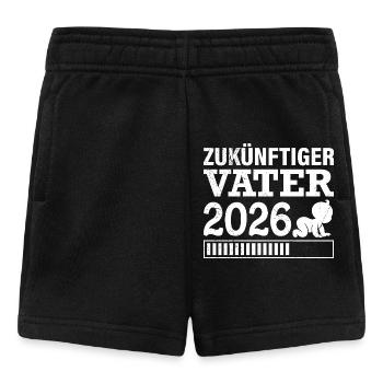 ZUKÜNFTIGER VATER 2026 Vaterschaft Lustiges - Baby Shorts - Schwarz - Vorne