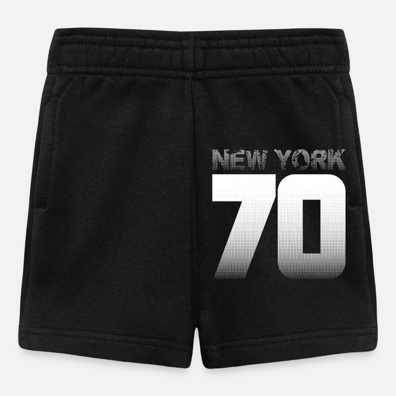 NYC 70 – Manhattan Vibes et pont de Brooklyn - Short Bébé - noir