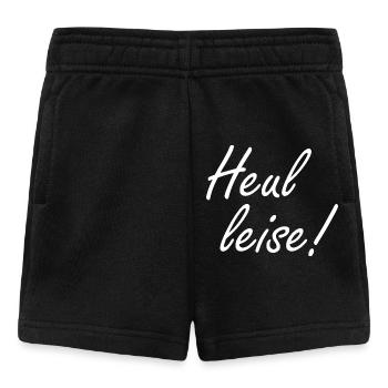 hurler doucement - Short Bébé - noir - Devant